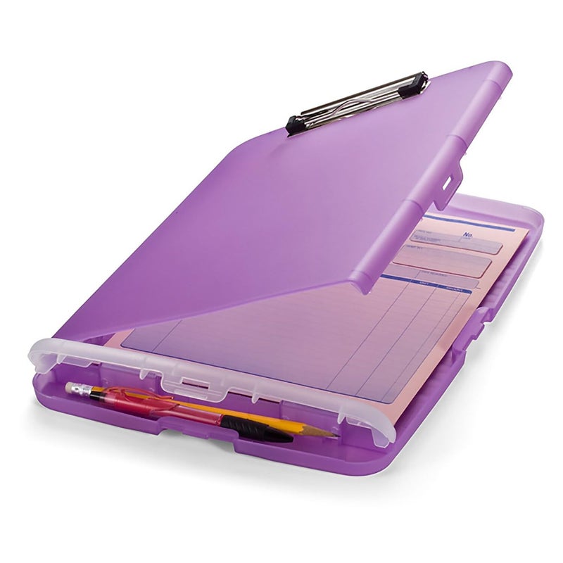 Officemate Slim Clipboard Storage Box, Purple (83305) (1 Clipboard) - Image 4